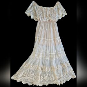Vici Cream Lace Dress